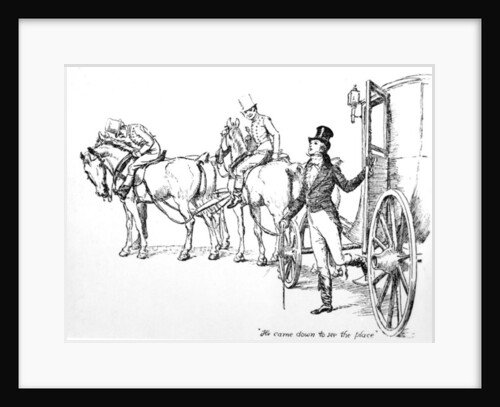 He came down to see the place by Hugh Thomson