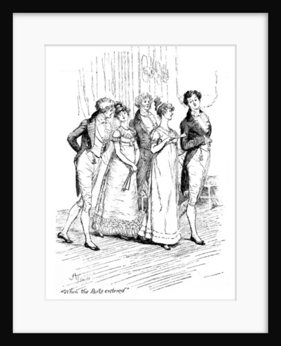 When the party entered by Hugh Thomson