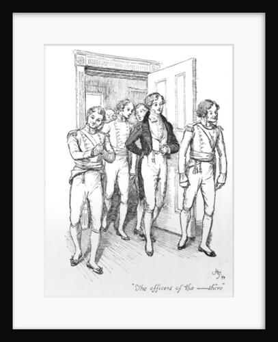 The officers of the -shire by Hugh Thomson