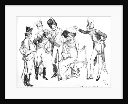 Tenderly flirting by Hugh Thomson