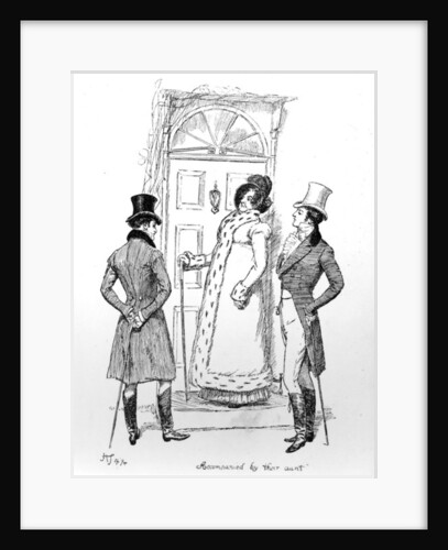 Accompanied by their aunt by Hugh Thomson