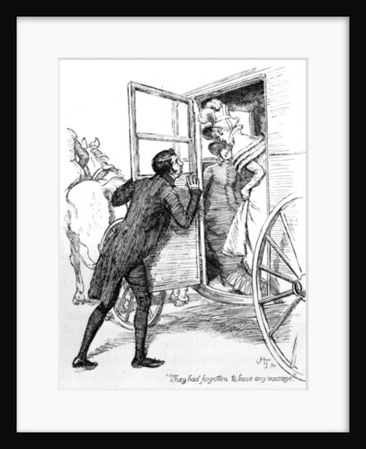 They had forgotten to leave any message by Hugh Thomson