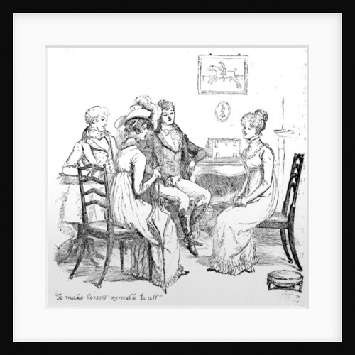 To make herself agreeable to all by Hugh Thomson