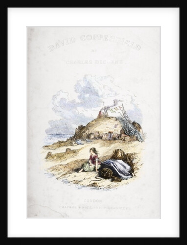 Title page illustration from 'David Copperfield' by Charles Dickens first published 1850 by Hablot Knight Browne