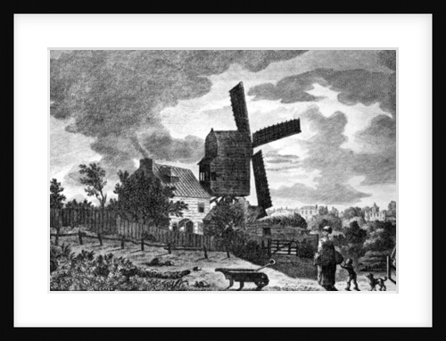 A View of a Mill near Blackheath in Kent, by Moon light, 1770 by English School