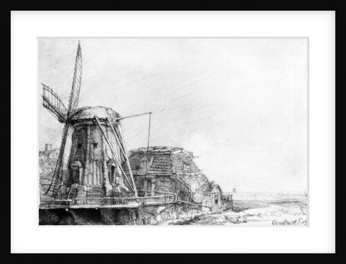 The Windmill, 1641 by Rembrandt Harmensz. van Rijn
