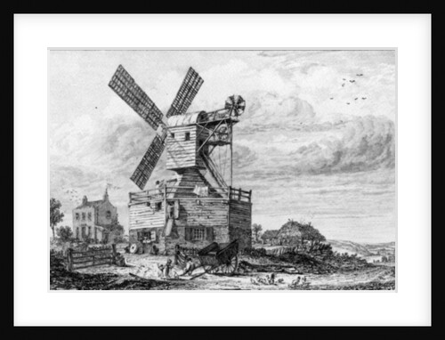 Mill on Wimbledon Common by George Cooke