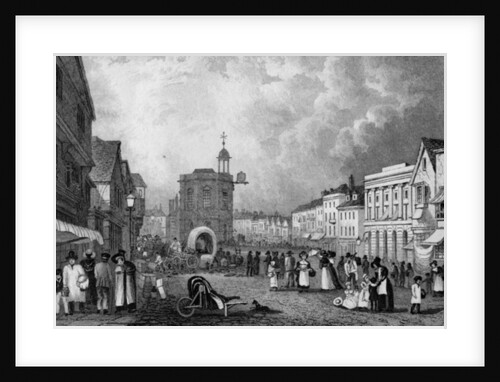 High Street, Maidstone, A Market Day by George Sidney Shepherd