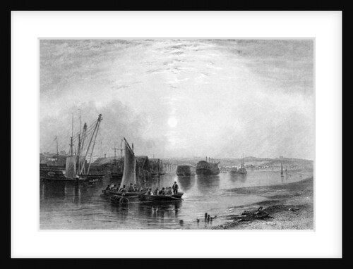 Chatham, Kent, published in Finden's 'Ports and Harbours' by Henry Warren