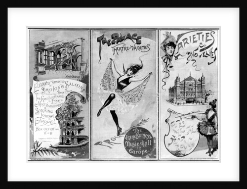 The Palace Theatre of Varieties by English School