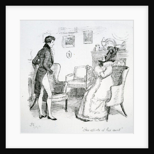 The efforts of his aunt by Hugh Thomson