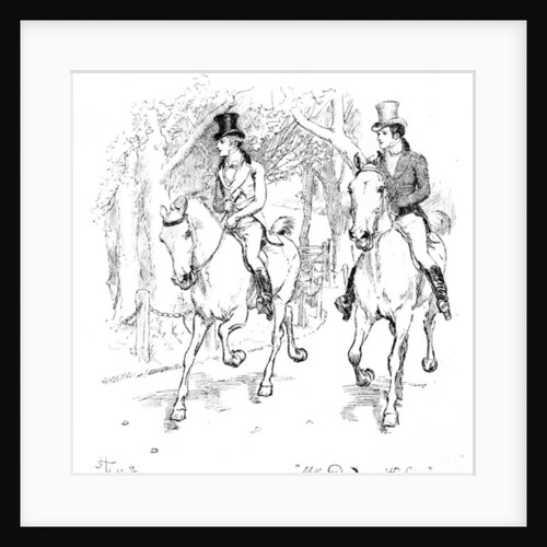 Mr. Darcy with him by Hugh Thomson