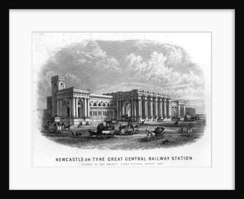 Newcastle-upon-Tyne Great Central Railway Station by English School