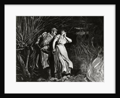 Tess harassed by Alec D'Urberville by Hubert von Herkomer