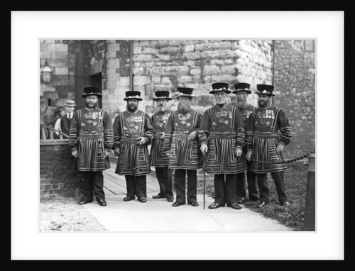 Yeoman Warders of the Tower of London by English Photographer