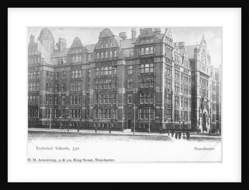 The Technical Schools, Manchester by English Photographer