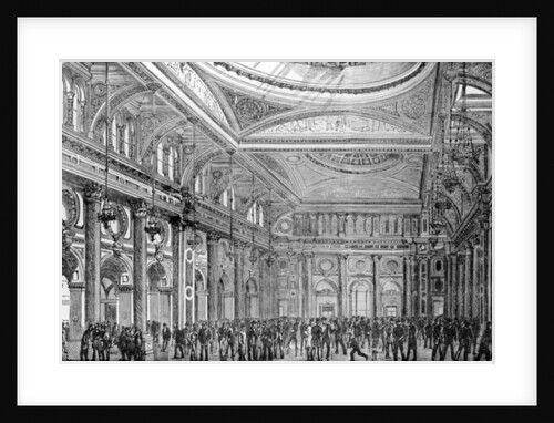 Interior of the Royal Exchange, Manchester by English School