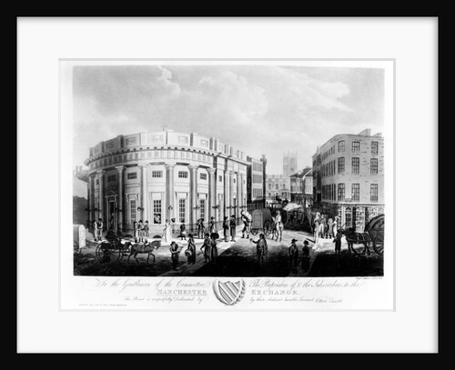 The Manchester Exchange, 1810 by Francis James Sarjent
