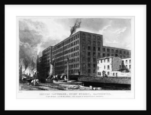Cotton Factories, Union Street, Manchester by Samuel Austin