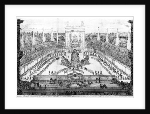 Pageant of Atlas for the marriage of Cosimo III de'Medici and Margherita Luisa d'Orleans by Alessandro Carducci
