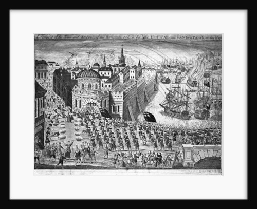 A Prospect of the town of Havannah, taken by the Earl of Albemarle & Sir George Pocock on August 13th 1762 by English School