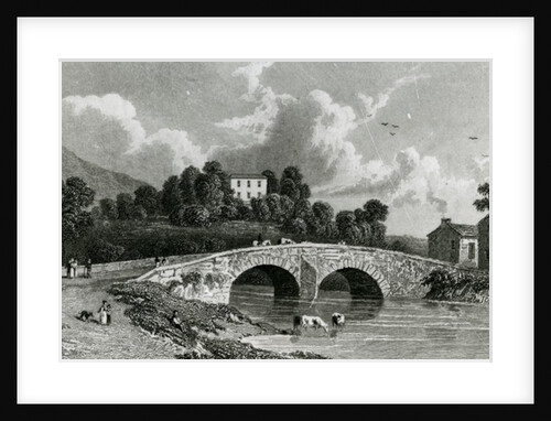 Greta Hall and Keswick Bridge by William Westall