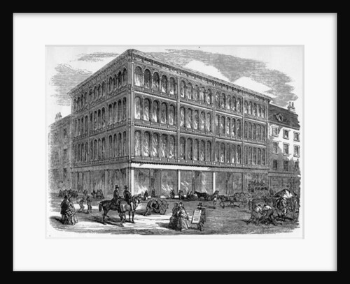 The New Iron and Glass Warehouse at Glasgow, c.1856 by Scottish School