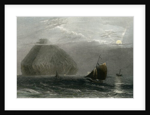 Ailsa Craig, engraved by J. T. Willmore by William Henry (after) Bartlett