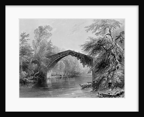 Bridge of Doon, engraved by G. K. Richardson by William Henry (after) Bartlett