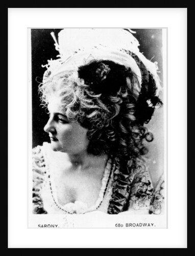 Carte de Visite of Fanny Davenport, c.1880-98 by American Photographer