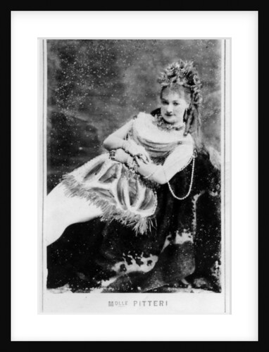 Carte de Visite of Mlle Pitteri by English Photographer