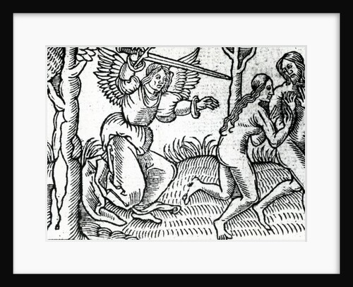 The Expulsion from the Garden of Eden by English School