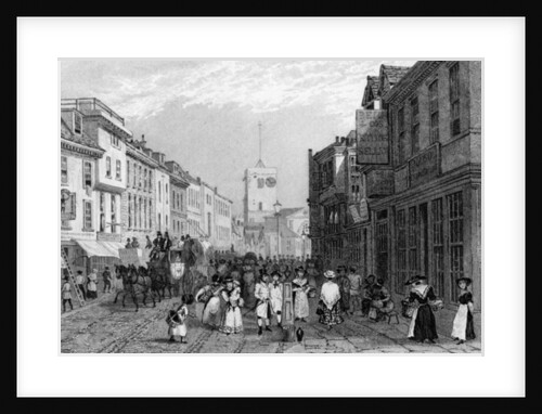 Market day in Dartford, Kent by George Shepherd