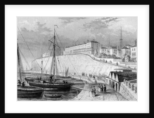 West cliff, Ramsgate, c.1830 by English School
