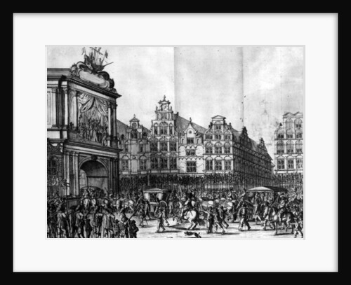 The Procession of Marie de' Medici through Amsterdam by Jan the Younger Martsen