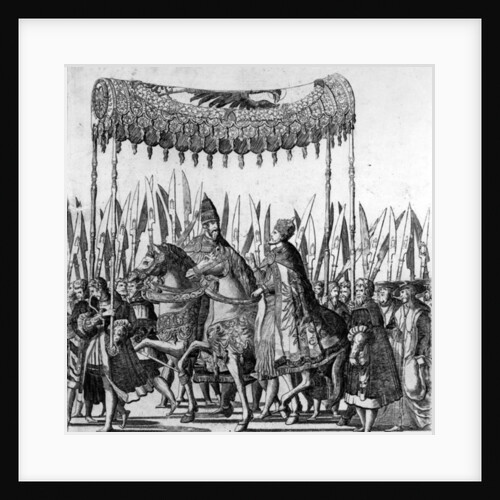 he Entry of Pope Clement VII and Emperor Charles V into Bologna on 24 February 153 by Nicholas Hogenberg