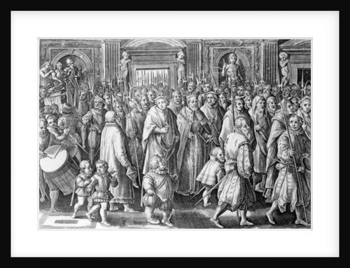 The return of Cosimo I after his coronation by Jan van der Straet
