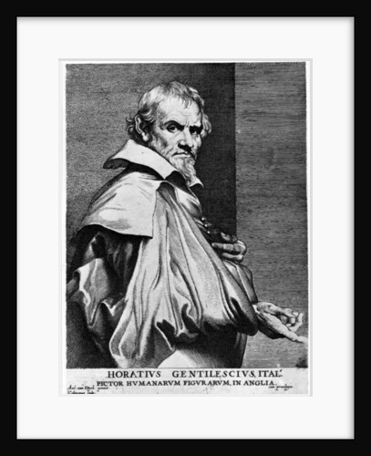 Orazio Gentileschi, print made by Lucas Vorsterman, c.1625-30 by Anthony van Dyck