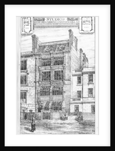 Design for Studios at Bedford Gardens, Campden Hill, London by English School