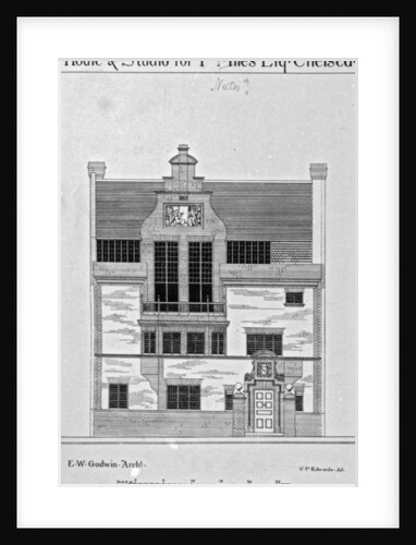 House & Studio for F. Miles Esq., Chelsea by English School