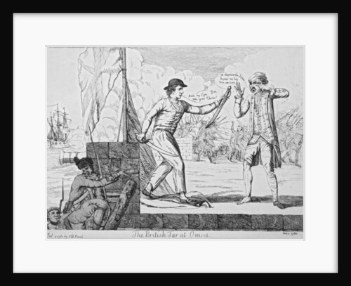 The British Tar at Omoa, 1780 by English School