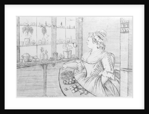 Mrs Weltje in her Shop in Pall Mall, 1783 by Charles Bretherton
