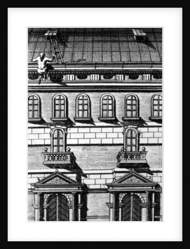 Illustration from The Story of my escape from the prison of the Republic of Venice called I Piombi by Johann Berka