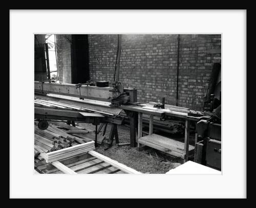 Woodworking, c.1960 by English Photographer