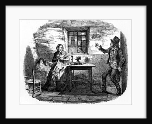 Home in Shadow by George Cruikshank