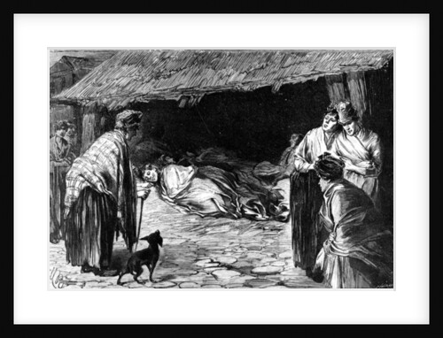 Outcasts Sleeping in Sheds in Whitechapel, 1888 by English School
