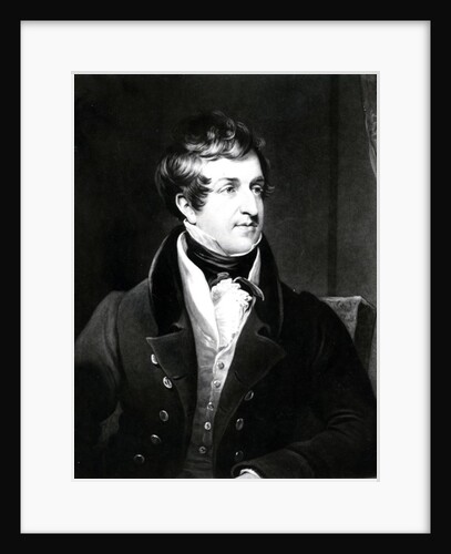 John Cam Hobhouse, print made by Charles Turner, 1834 by James Lonsdale