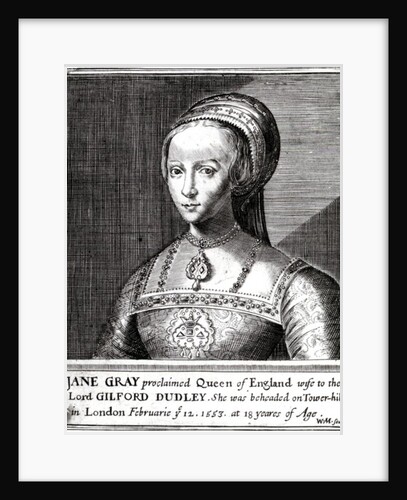 Jane Gray by Hans Holbein the Younger (after)