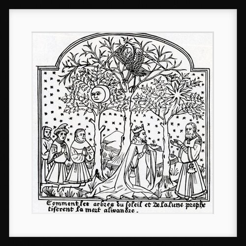 The Oracular trees of the Sun and the Moon by French School