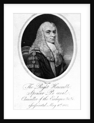 The Right Honorable Spencer Perceval, 1812 by English School